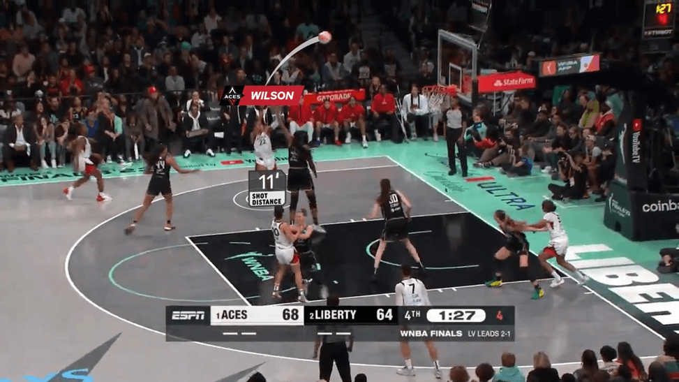 Live sports analysis of basketball game