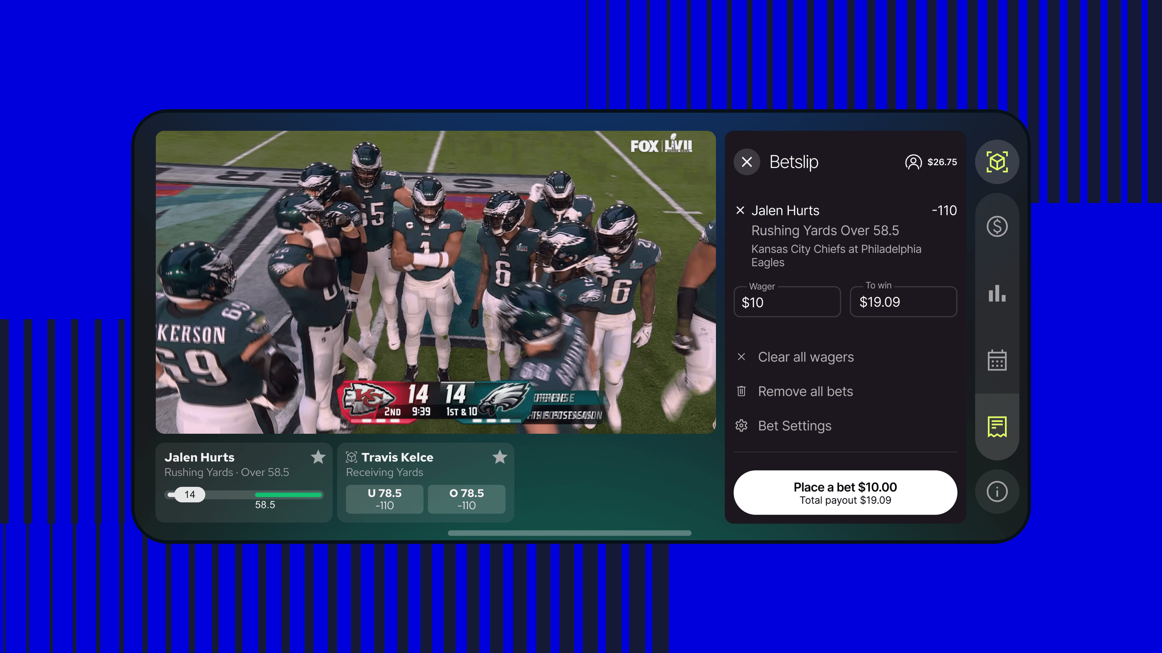 BetVision - immersive betting streaming